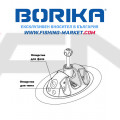 BORIKA - Ключ за монтаж на гребло на надуваема лодка - голям